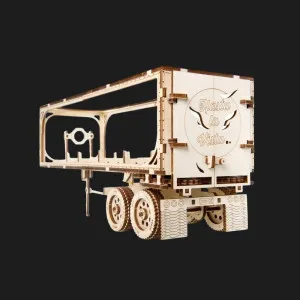 Дерев'яний 3D конструктор UGEARS Напівпричіп до моделі Тягач VM-03 (70057)