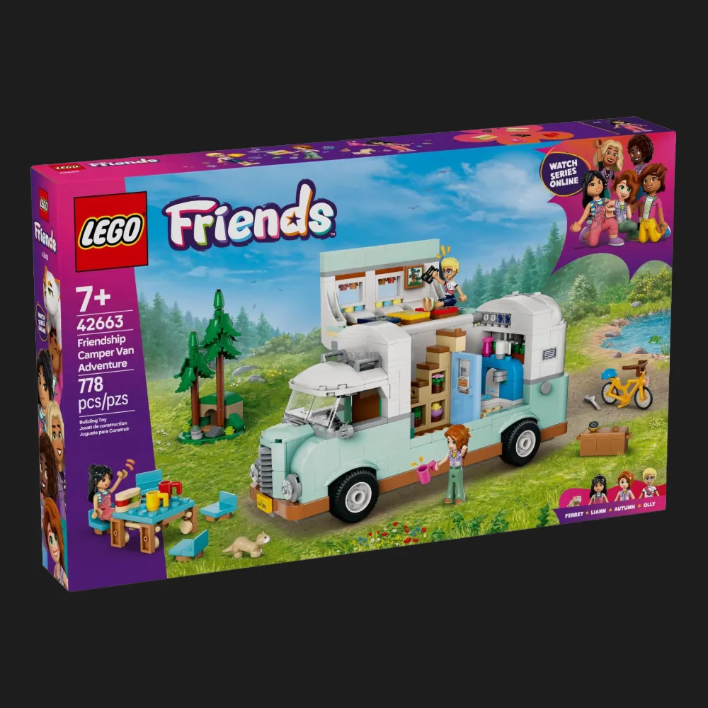 Конструктор LEGO Friends Пригоди на фургоні дружби (42663)