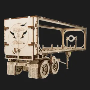 Дерев'яний 3D конструктор UGEARS Напівпричіп до моделі Тягач VM-03 (70057)