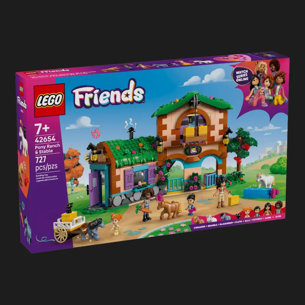 Конструктор LEGO Friends Ранчо і стайня поні (42654)