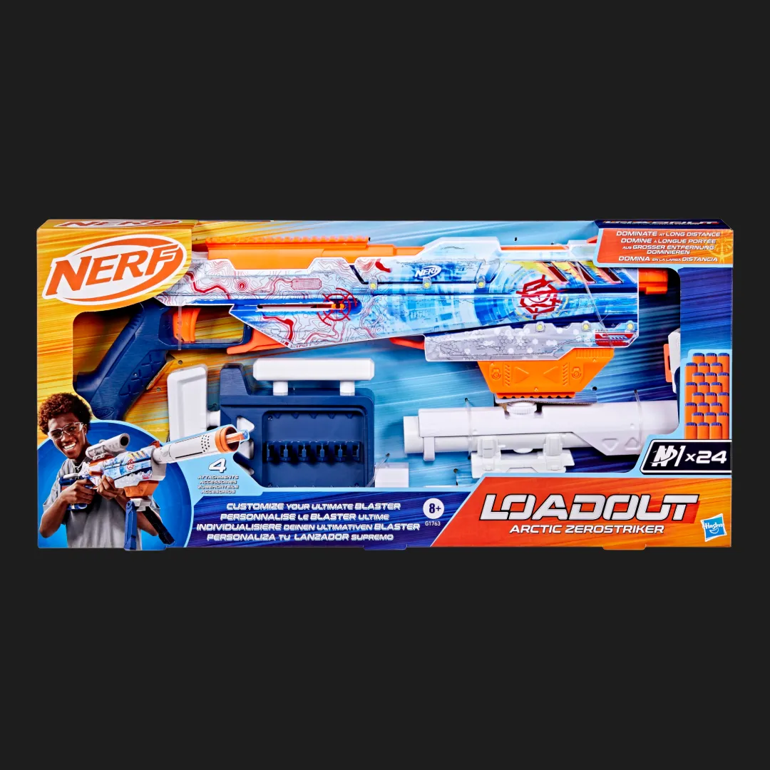 Бластер Nerf Loadout Arctic Zerostriker (G1763)