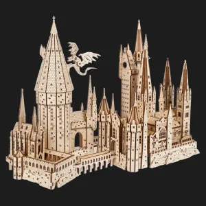 Дерев'яний 3D конструктор UGEARS Замок Гоґвортс (70256)