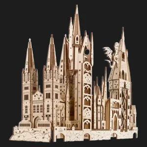 Дерев'яний 3D конструктор UGEARS Замок Гоґвортс (70256)