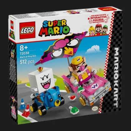 Конструктор LEGO Super Mario Mario Kart — Варио и король Бу (72038)