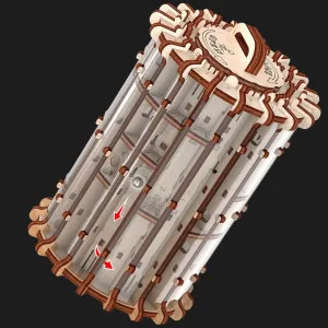 Дерев'яний 3D конструктор Mr.Playwood Лабіринт Scroll & hole (10701)