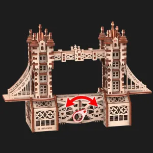 Деревянный 3D-конструктор Mr.Playwood Тауэрский мост S (10402)