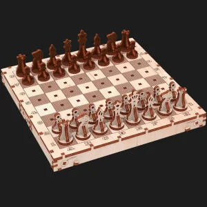 Деревянный 3D-конструктор Mr.Playwood Шахматы (10901)