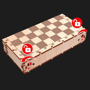 Деревянный 3D-конструктор Mr.Playwood Шашки (10902)
