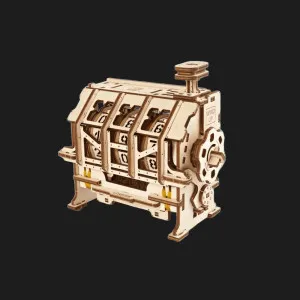 Деревянный 3D конструктор UGEARS Счетчик (70130)