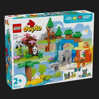 Конструктор LEGO DUPLO Семейства диких животных 3-в-1 (10446)