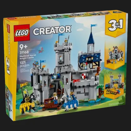 Конструктор LEGO Creator Середньовічний замок із лицарем на коні (31168) в Дніпрі