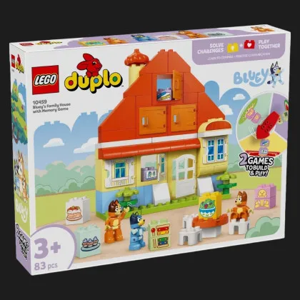 Конструктор LEGO DUPLO Родинний дім Блуї із грою на запамʼятовування (10459)