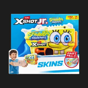 Водний бластер X-Shot Fast Fill Spongebob (Yellow) (118199A)