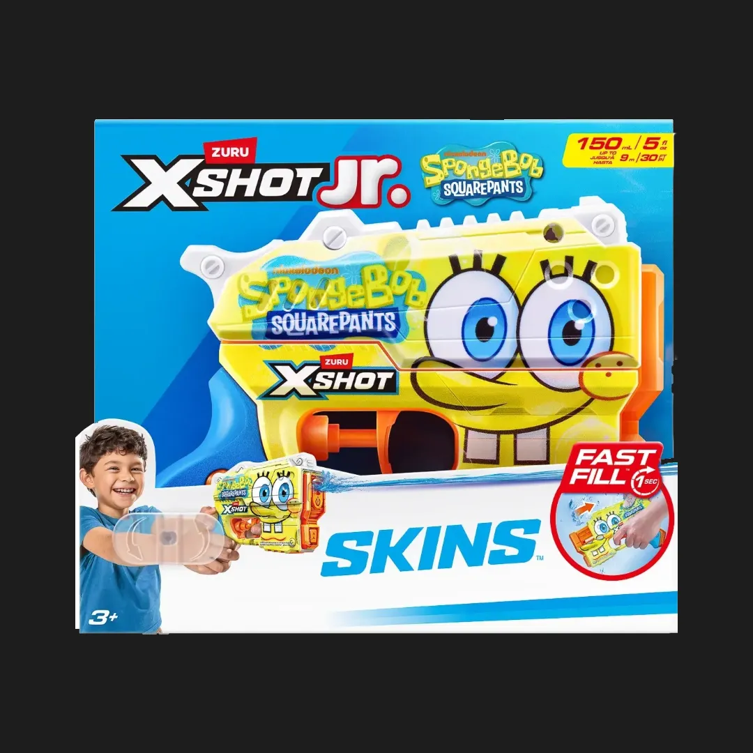 Водний бластер X-Shot Fast Fill Spongebob (Yellow) (118199A)