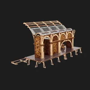 Деревянный 3D-конструктор UGEARS Платформа 9 3/4 (70230)