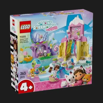 Конструктор LEGO Gabby's Dollhouse Гора сладостей и сад Китти (11205)