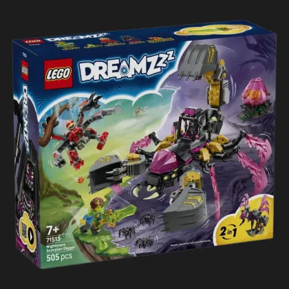 Конструктор LEGO DREAMZzz Ужасный землекоп-скорпион (71513)