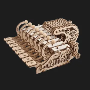 Деревянный 3D конструктор UGEARS Механическая Челеста (70178)