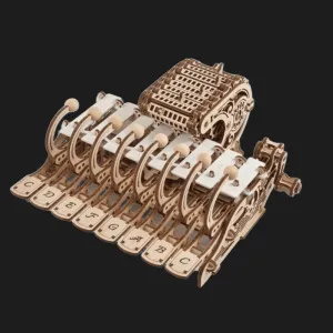 Деревянный 3D конструктор UGEARS Механическая Челеста (70178)