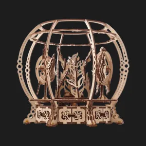 Деревянный 3D конструктор UGEARS Механический аквариум (70155)