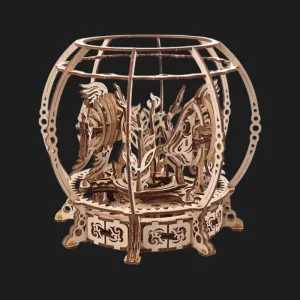 Деревянный 3D конструктор UGEARS Механический аквариум (70155)
