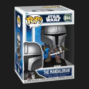 Фигурка Funko Pop! серии Мандалорец и Грогу — Мандалорец с Оружием (90824)