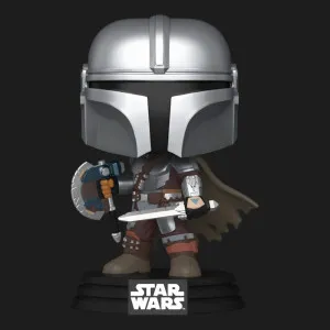 Фигурка Funko Pop! серии Мандалорец и Грогу — Мандалорец с Оружием (90824)