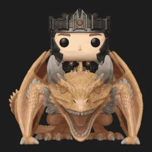 Фігурка Funko Pop! Rides серії Дім Дракона S4 — Ейґон Тарґарієн і Сонцежар (83460)