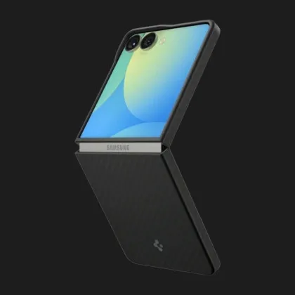Чохол Spigen Air Skin для Samsung Galaxy Flip 7 (Aramid Black) в Полтаві