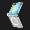 Чохол Spigen Ultra Hybrid Pro MagSafe для Samsung Galaxy Flip 7 (Clear White)
