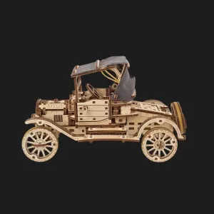 Деревянный 3D-конструктор UGEARS Ретро автомобиль UGR-T (70179)