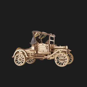 Деревянный 3D-конструктор UGEARS Ретро автомобиль UGR-T (70179)