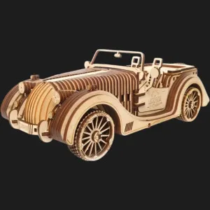 Деревянный 3D-конструктор UGEARS Родстер VM-01 (70052)
