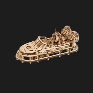 Деревянный 3D-конструктор UGEARS Спасательный катер (70223)
