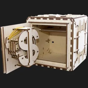 Деревянный 3D-конструктор UGEARS Сейф (70011)