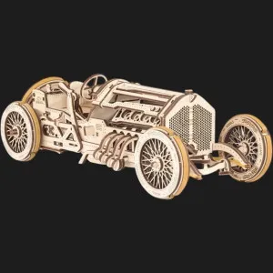 Деревянный 3D-конструктор UGEARS Спорткар U-9 Гран-при (70044)