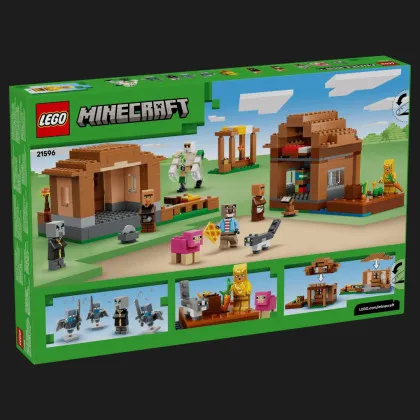 Конструктор LEGO Minecraft Нападение вызывателя на деревню (21596)