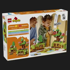Конструктор LEGO DUPLO Ліс відкриттів із дикими тваринами (10480)
