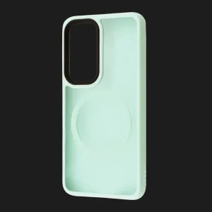 Чехол WAVE Matte Insane Case with MagSafe для Samsung Galaxy S24/S25 (Mint) в Луцке