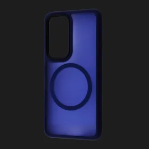 Чехол WAVE Matte Insane Case with MagSafe для Samsung Galaxy S24/S25 (Blue) в Луцке