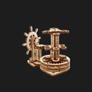 Деревянный 3D-конструктор UGEARS Штурвал-органайзер 2.0 (70220)