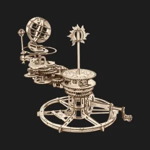 Деревянный 3D конструктор UGEARS Механический Теллурий (70167)