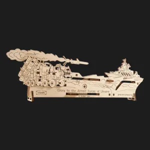 Деревянный 3D конструктор UGEARS Миссия Нептун (70180)