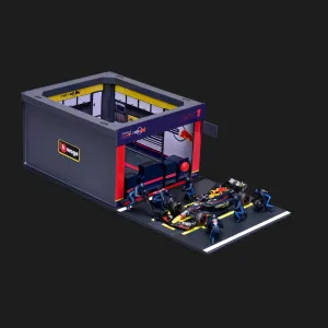 Игровой набор Bburago Pit Pass Oracle Red Bull Racing RB20 (1:43) (18-38453 (#1))