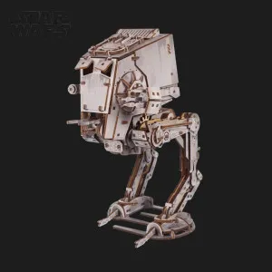 Деревянный 3D-конструктор UGEARS AT-ST Walker (70268)