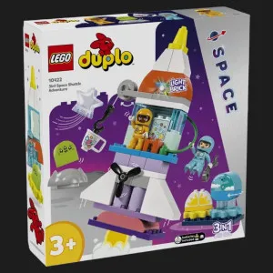 Конструктор LEGO DUPLO Пригоди на космічному шатлі 3-в-1 (10422)