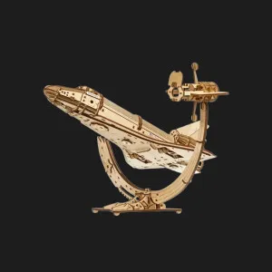 Деревянный 3D-конструктор UGEARS NASA Космический шаттл "Дискавери" (70227)