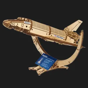 Деревянный 3D-конструктор UGEARS NASA Космический шаттл "Дискавери" (70227)