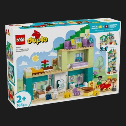 Конструктор DUPLO Town Сучасний родинний будинок із фігурками 3 в 1 (10470)