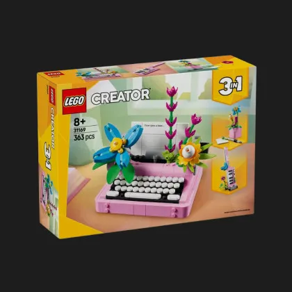 Конструктор LEGO Creator Друкарська машинка з квітами (31169)